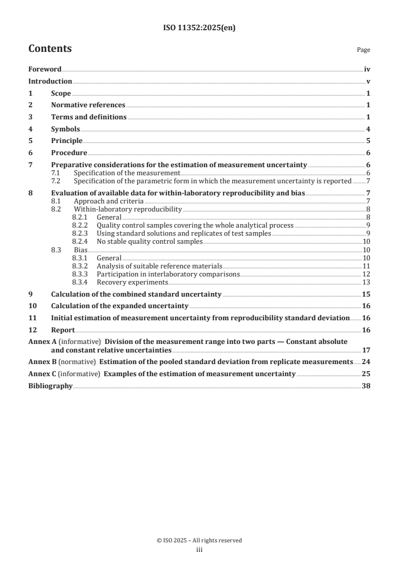 ISO 11352:2025 ISO 11352:2025 - Water quality — Estimation of measurement uncertainty based on validation and quality control data
Released:1. 09. 2025 - Page 3 preview
