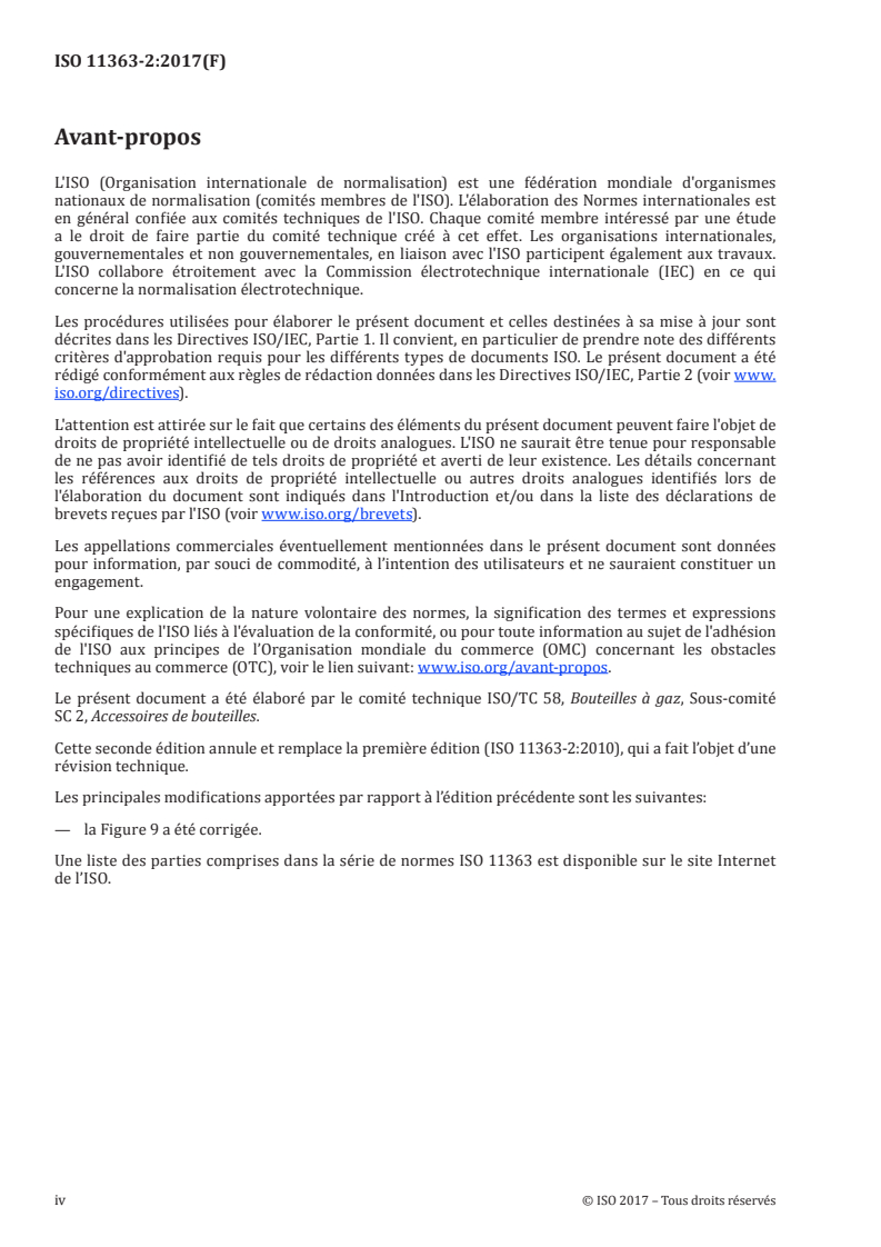ISO 11363-2:2017 ISO 11363-2:2017 - Bouteilles à gaz — Filetages coniques 17E et 25E pour le raccordement des robinets sur les bouteilles à gaz — Partie 2: Calibres de contrôle/30/2017 - Page 4 preview