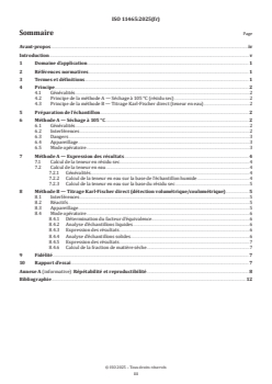 ISO 11465:2025 - Boues et matrices environnementales solides — Détermination de la teneur en résidu sec ou en eau et calcul de la fraction massique de matière sèche
Released:28. 08. 2025 - Page 3 preview
