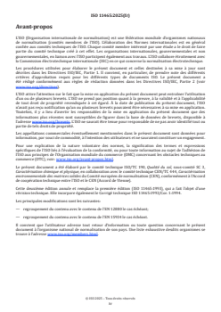 ISO 11465:2025 - Boues et matrices environnementales solides — Détermination de la teneur en résidu sec ou en eau et calcul de la fraction massique de matière sèche
Released:28. 08. 2025 - Page 4 preview
