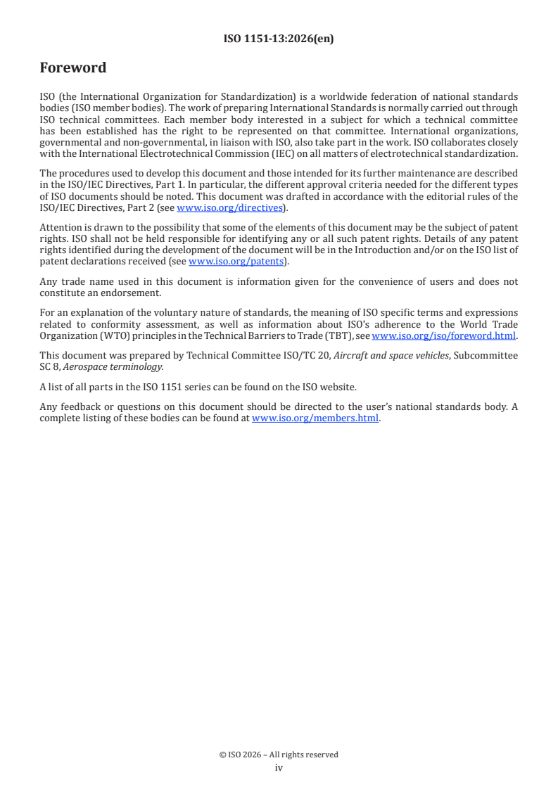 ISO 1151-13:2026 ISO 1151-13:2026 - Flight dynamics — Vocabulary — Part 13: Training devices - Page 4 preview