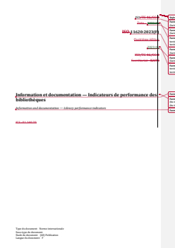 SIST ISO 11620:2023 REDLINE ISO 11620:2023 - Information et documentation — Indicateurs de performance des bibliothèques
Released:11. 06. 2025 - Page 1 preview