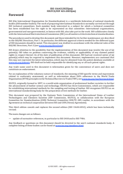 ISO 11642:2025 ISO 11642:2025 - Leather — Tests for colour fastness — Colour fastness to water
Released:12/2/2025 - Page 4 preview
