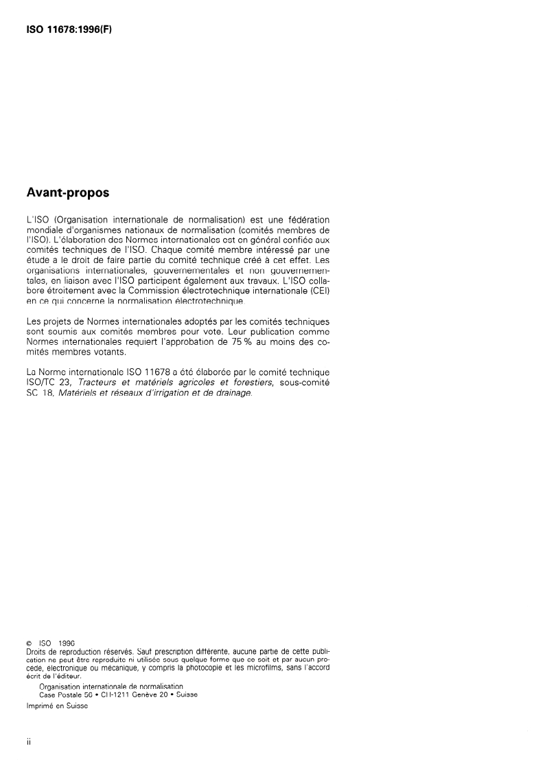 ISO 11678:1996 ISO 11678:1996 - Matériel agricole d'irrigation — Tubes d'irrigation en aluminium/14/1996 - Page 2 preview