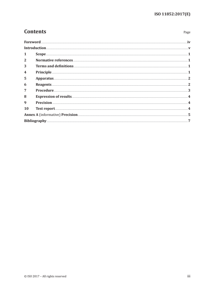 ISO 11852:2017 ISO 11852:2017 - Rubber — Determination of magnesium content of field natural rubber latex by titration/31/2017 - Page 3 preview