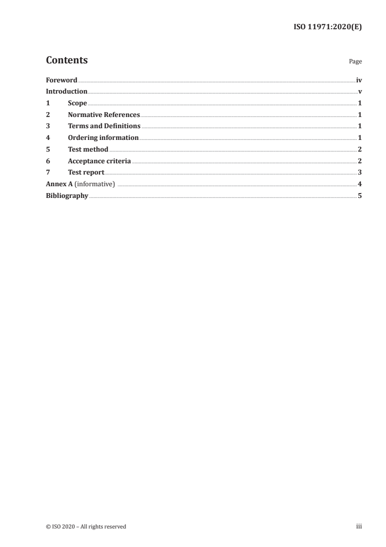 ISO 11971:2020 ISO 11971:2020 - Steel and iron castings — Visual testing of surface quality/13/2020 - Page 3 preview