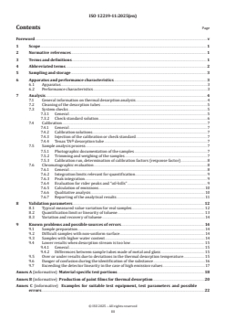 ISO 12219-11:2025 ISO 12219-11:2025 - Interior air of road vehicles — Part 11: Thermal desorption analysis of organic emissions for the characterization on non-metallic materials for vehicles
Released:19. 05. 2025 - Page 3 preview