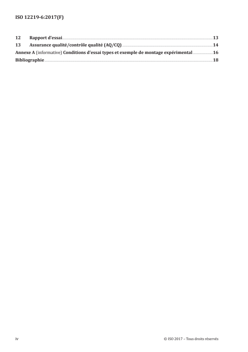 SIST ISO 12219-6:2018 ISO 12219-6:2017 - Air intérieur des véhicules routiers — Partie 6: Méthode pour la détermination des émissions de composés organiques semi-volatils des pièces et matériaux intérieurs des véhicules à des températures élevées — Méthode de la petite chambre/8/2018 - Page 4 preview