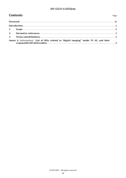ISO 12231-1:2025 ISO 12231-1:2025 - Digital imaging — Vocabulary — Part 1: Fundamental terms
Released:27. 05. 2025 - Page 3 preview