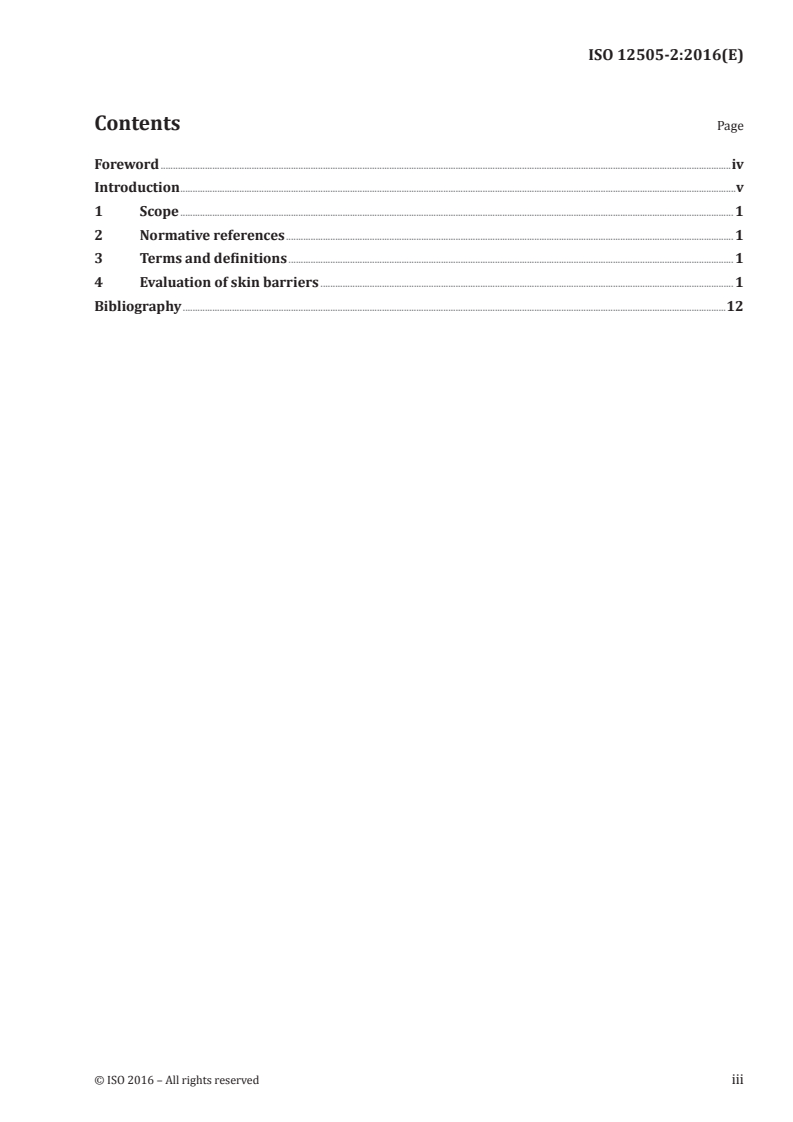 ISO 12505-2:2016 ISO 12505-2:2016 - Skin barrier for ostomy aids — Test methods — Part 2: Wet integrity and adhesive strength/19/2016 - Page 3 preview