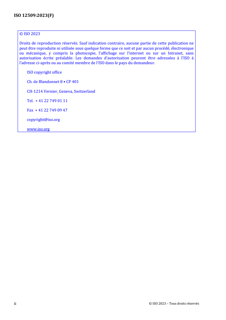 ISO 12509:2023 REDLINE ISO 12509:2023 - Engins de terrassement et chariots tout-terrain — Feux d'éclairage, de signalisation, de position et d'encombrement, et catadioptres
Released:5/14/2024 - Page 2 preview