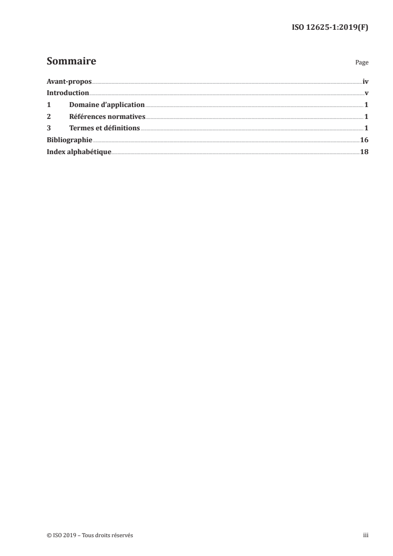 ISO 12625-1:2019 ISO 12625-1:2019 - Papier tissue et produits tissue — Partie 1: Vocabulaire/29/2019 - Page 3 preview
