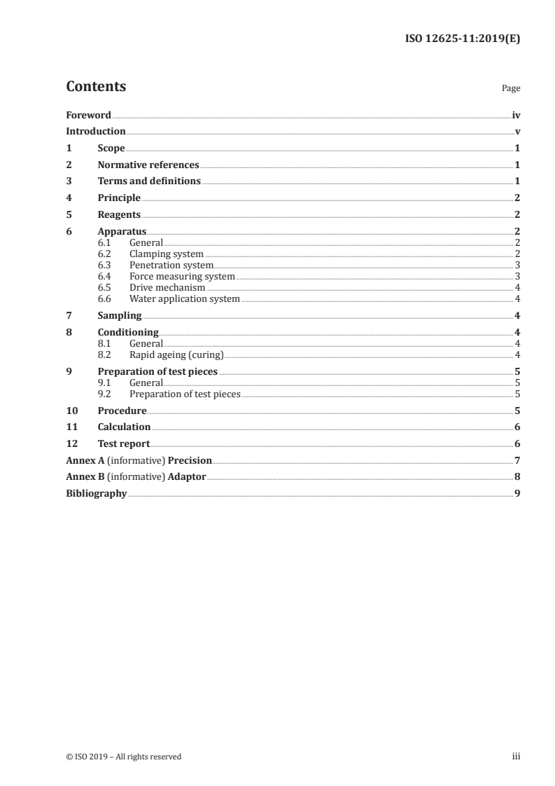 ISO 12625-11:2019 ISO 12625-11:2019 - Tissue paper and tissue products — Part 11: Determination of wet ball burst strength/28/2019 - Page 3 preview