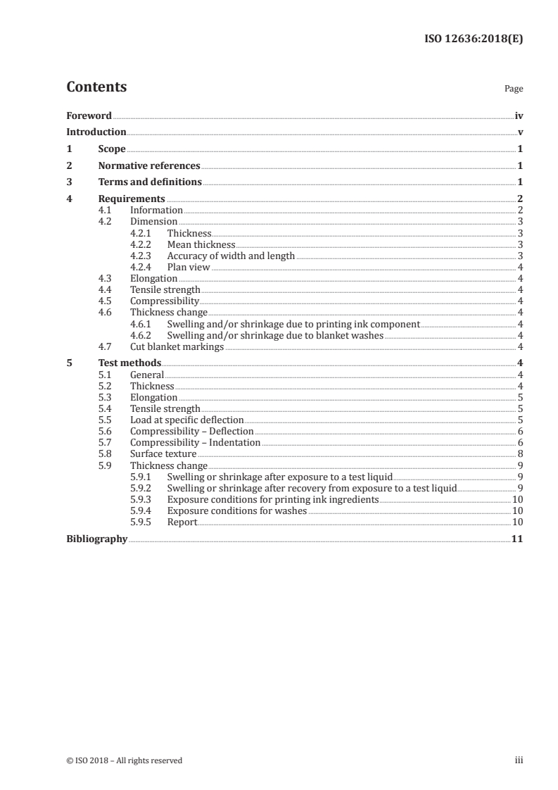 ISO 12636:2018 ISO 12636:2018 - Graphic technology — Blankets for offset printing
Released:1/3/2018 - Page 3 preview