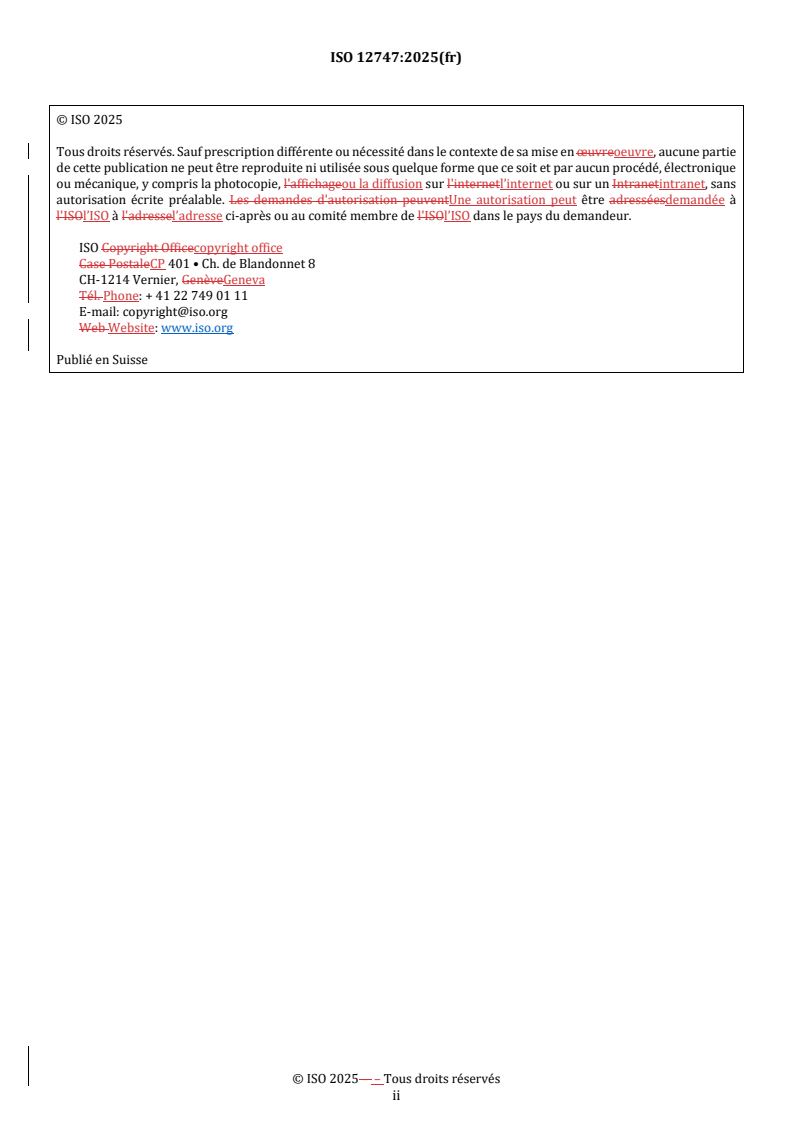 REDLINE ISO 12747:2025 - Industries du pétrole et du gaz, y compris les énergies à faible teneur en carbone — Systèmes de transport par conduites — Exigences et recommandations pour une évaluation de la prolongation de la durée de vie des conduites
Released:25. 08. 2025