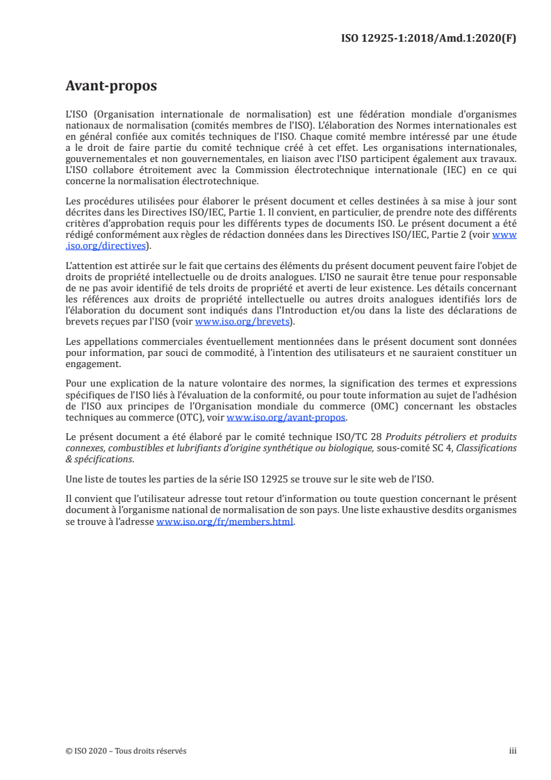 ISO 12925-1:2018/Amd 1:2020 ISO 12925-1:2018/Amd 1:2020 - Lubrifiants, huiles industrielles et produits connexes (classe L) — Famille C (engrenages) — Partie 1: Spécifications des lubrifiants pour systèmes d'engrenages sous carter — Amendement 1: Point d’écoulement selon l’ISO 3016 des catégories CKTG, CKES, CKPG et CKPR — Modifications des limites
Released:5/29/2020 - Page 3 preview