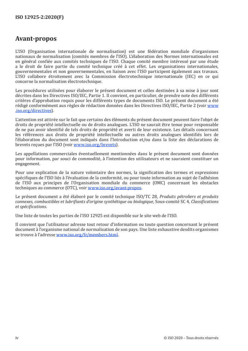 ISO 12925-2:2020 ISO 12925-2:2020 - Lubrifiants, huiles industrielles et produits connexes (classe L) — Famille C (engrenages) — Partie 2: Spécifications des lubrifiants de catégories CKH, CKJ et CKM pour engrenages nus et sous carter semi-fermé/30/2020 - Page 4 preview