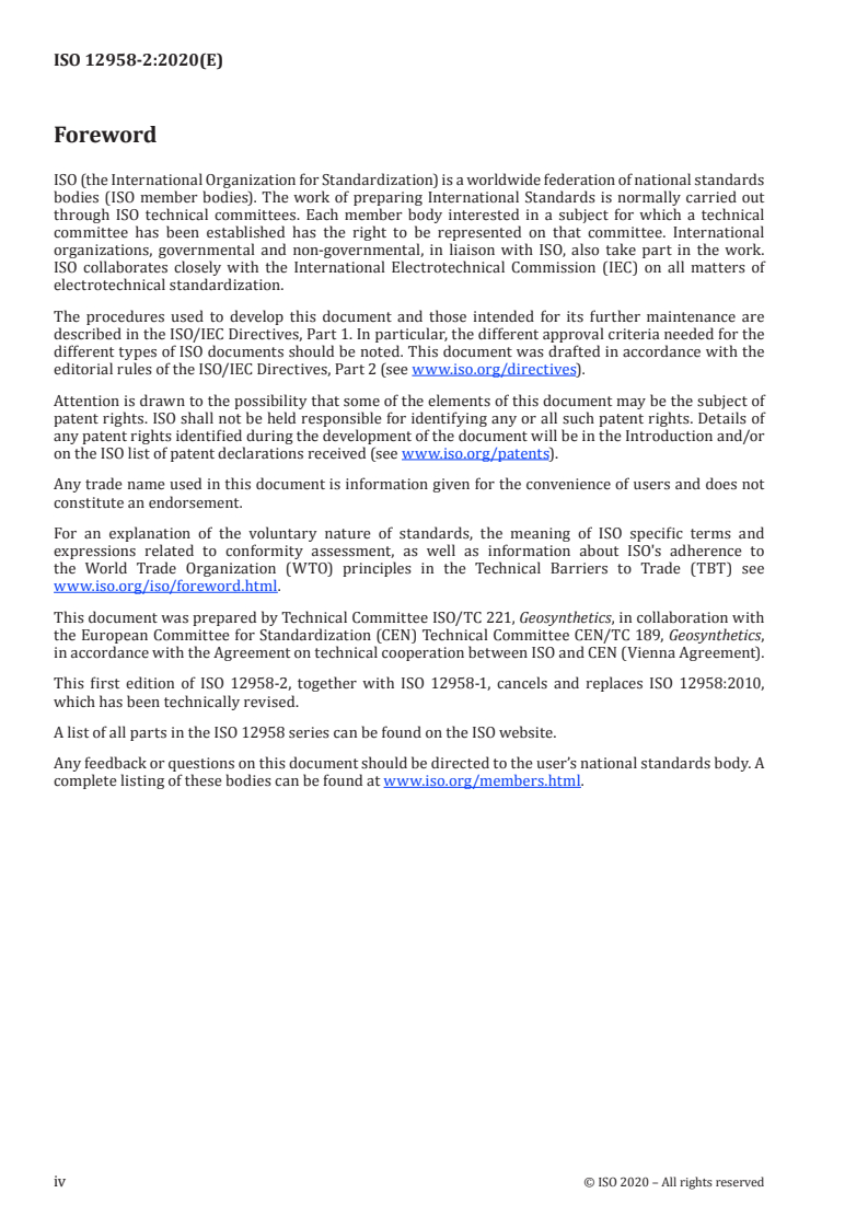ISO 12958-2:2020 ISO 12958-2:2020 - Geotextiles and geotextile-related products — Determination of water flow capacity in their plane — Part 2: Performance test/21/2020 - Page 4 preview