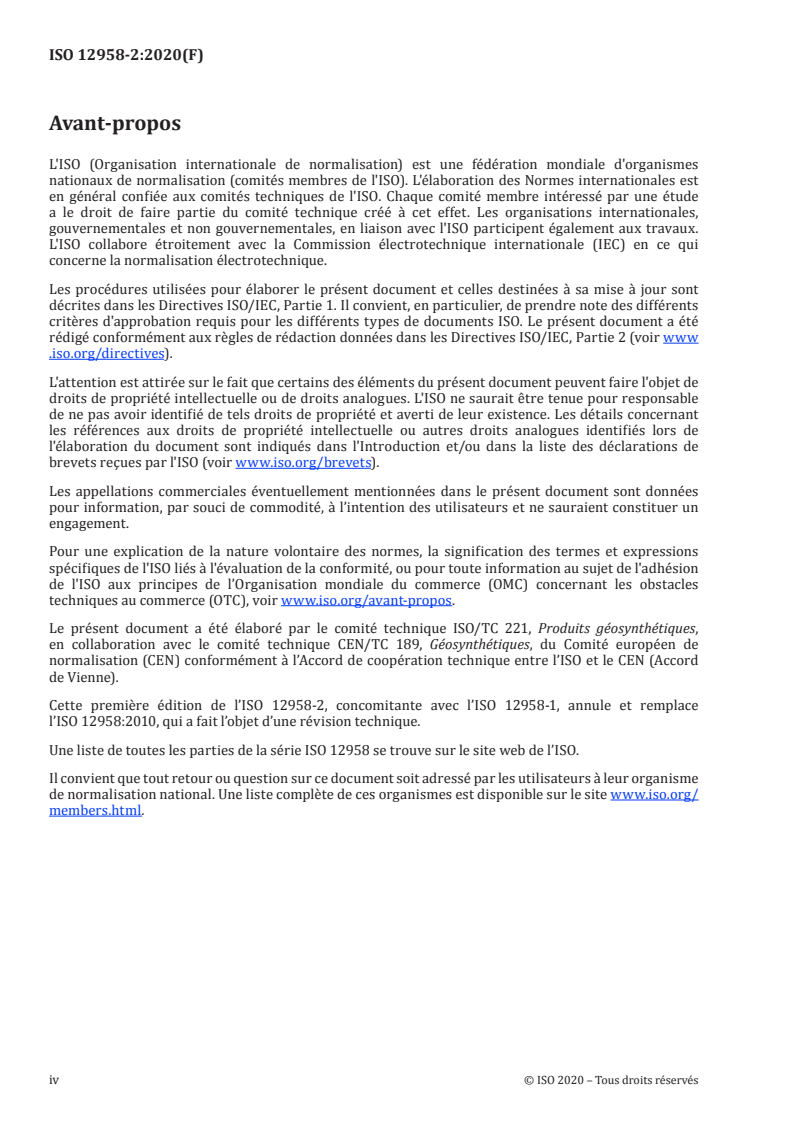 ISO 12958-2:2020 ISO 12958-2:2020 - Géotextiles et produits apparentés — Détermination de la capacité de débit dans leur plan — Partie 2: Essai de performance/1/2021 - Page 4 preview