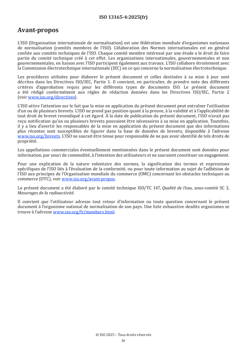 ISO 13165-4:2025 ISO 13165-4:2025 - Qualité de l’eau — Radium 226 — Partie 4: Méthode d’essai par spectrométrie alpha
Released:8. 08. 2025 - Page 4 preview