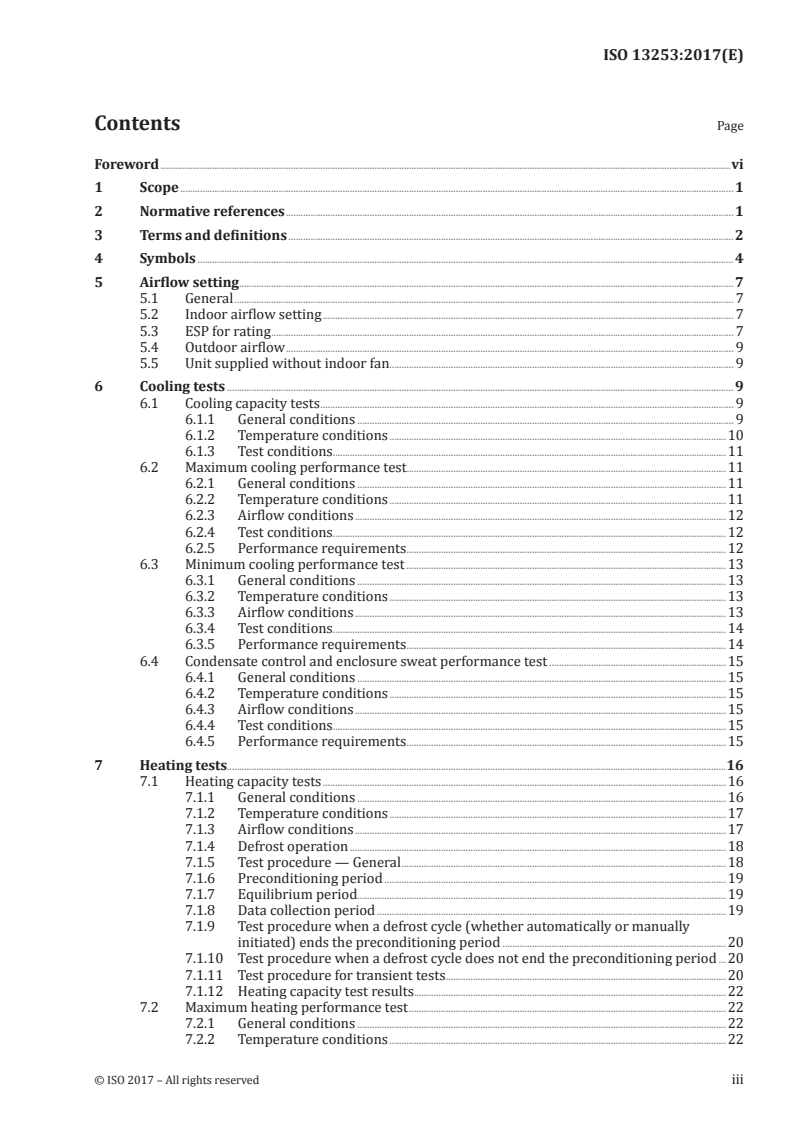 ISO 13253:2017 ISO 13253:2017 - Ducted air-conditioners and air-to-air heat pumps — Testing and rating for performance/18/2017 - Page 3 preview