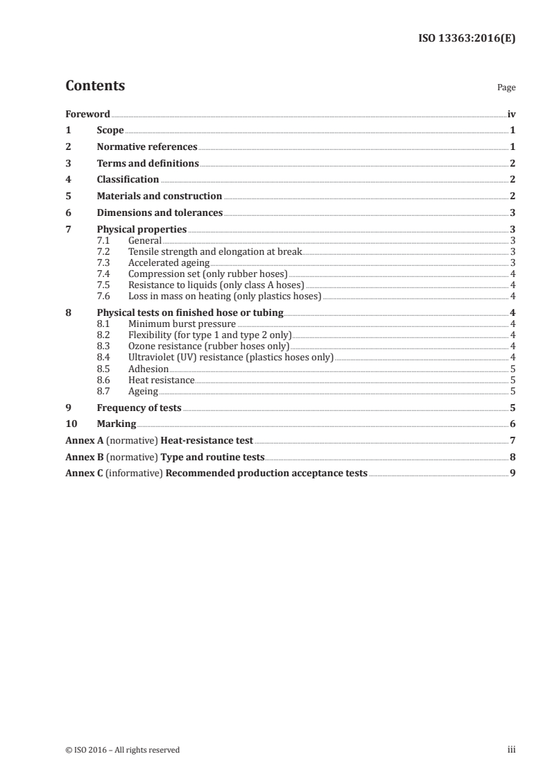 ISO 13363:2016 ISO 13363:2016 - Rubber and plastics hoses for marine-engine wet-exhaust systems — Specification/4/2016 - Page 3 preview