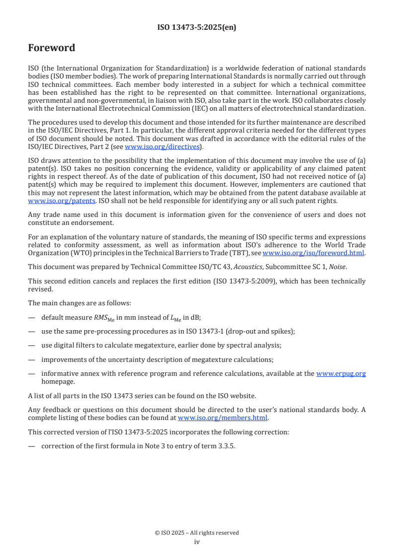 ISO 13473-5:2025 ISO 13473-5:2025 - Characterization of pavement texture by use of surface profiles — Part 5: Determination of megatexture
Released:6/25/2025 - Page 4 preview