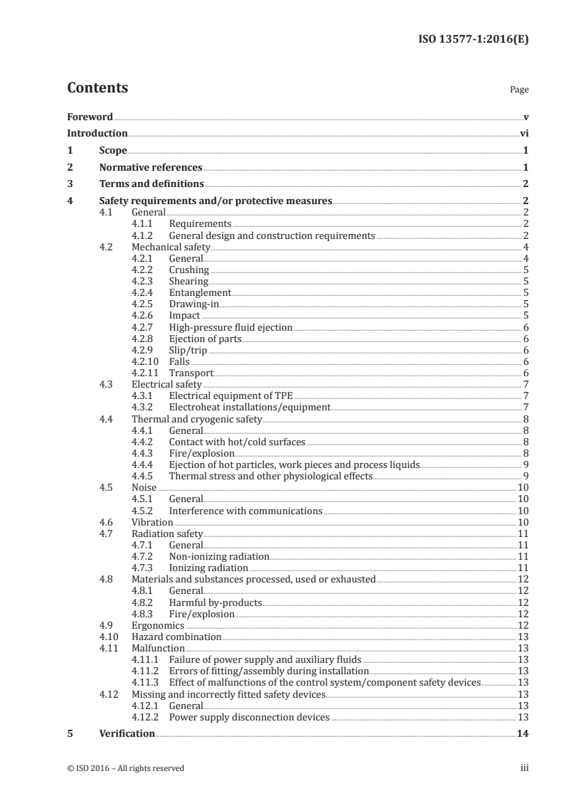 ISO 13577-1:2016 ISO 13577-1:2016 - Industrial furnaces and associated processing equipment — Safety — Part 1: General requirements/5/2016 - Page 3 preview