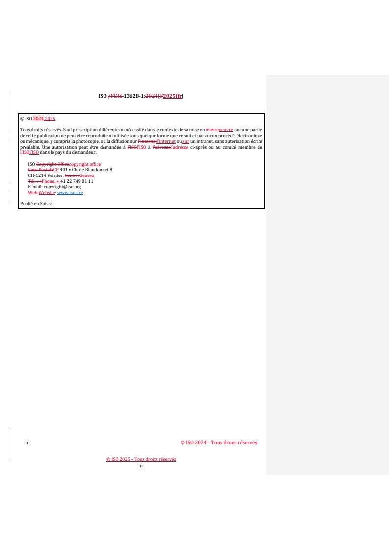 REDLINE ISO 13628-1:2025 - Industries du pétrole et du gaz, y compris les énergies à faible teneur en carbone — Conception et exploitation des systèmes de production immergés — Partie 1: Exigences générales et recommandations
Released:3. 06. 2025
