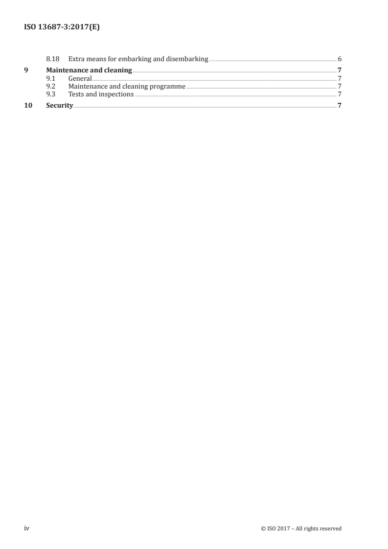 ISO 13687-3:2017 ISO 13687-3:2017 - Tourism and related services — Yacht harbours — Part 3: Minimum requirements for high service level harbours/10/2017 - Page 4 preview