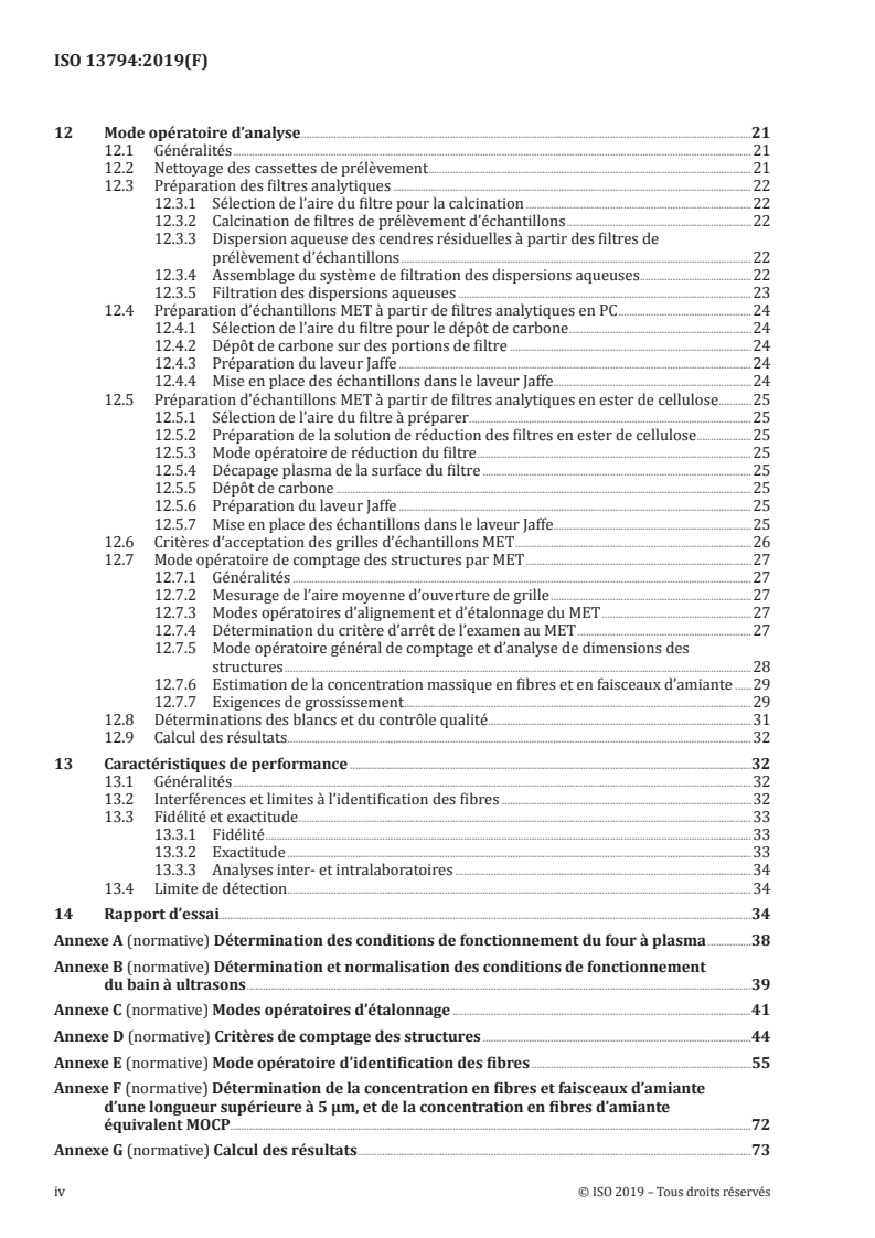 SIST ISO 13794:2019 ISO 13794:2019 - Air ambiant — Dosage des fibres d'amiante — Méthode par microscopie électronique à transmission par transfert indirect/1/2019 - Page 4 preview