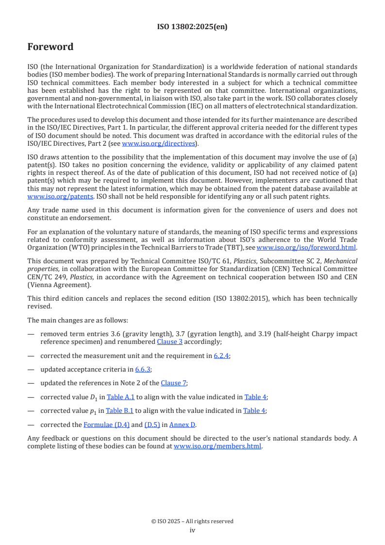 ISO 13802:2025 ISO 13802:2025 - Plastics — Verification of pendulum impact-testing machines — Charpy, Izod and tensile impact-testing
Released:13. 08. 2025 - Page 4 preview