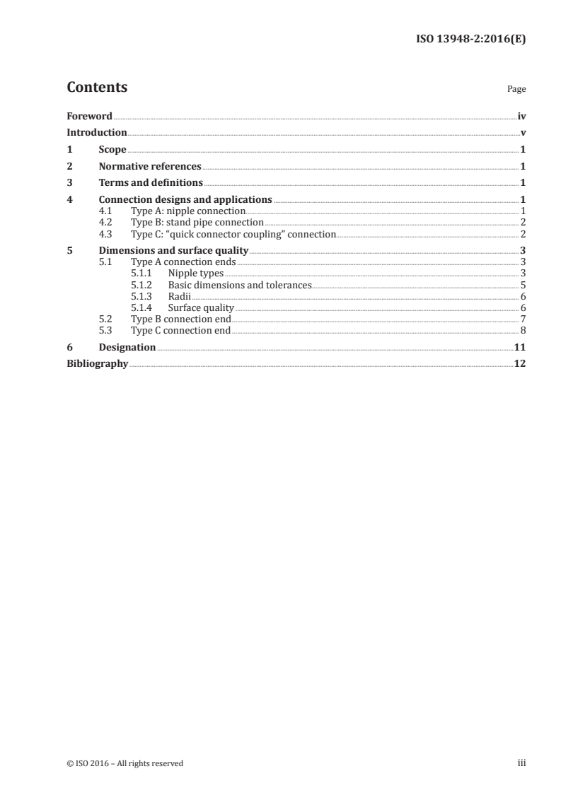 ISO 13948-2:2016 ISO 13948-2:2016 - Diesel engines — Fuel injection pumps and fuel injector low-pressure connections — Part 2: Non-threaded (push-on) connections/8/2016 - Page 3 preview