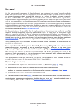 ISO 13954:2025 ISO 13954:2025 - Plastics pipes and fittings — Peel decohesion test for polyethylene (PE) electrofusion assemblies of nominal outside diameter greater than or equal to 90 mm
Released:19. 11. 2025 - Page 4 preview