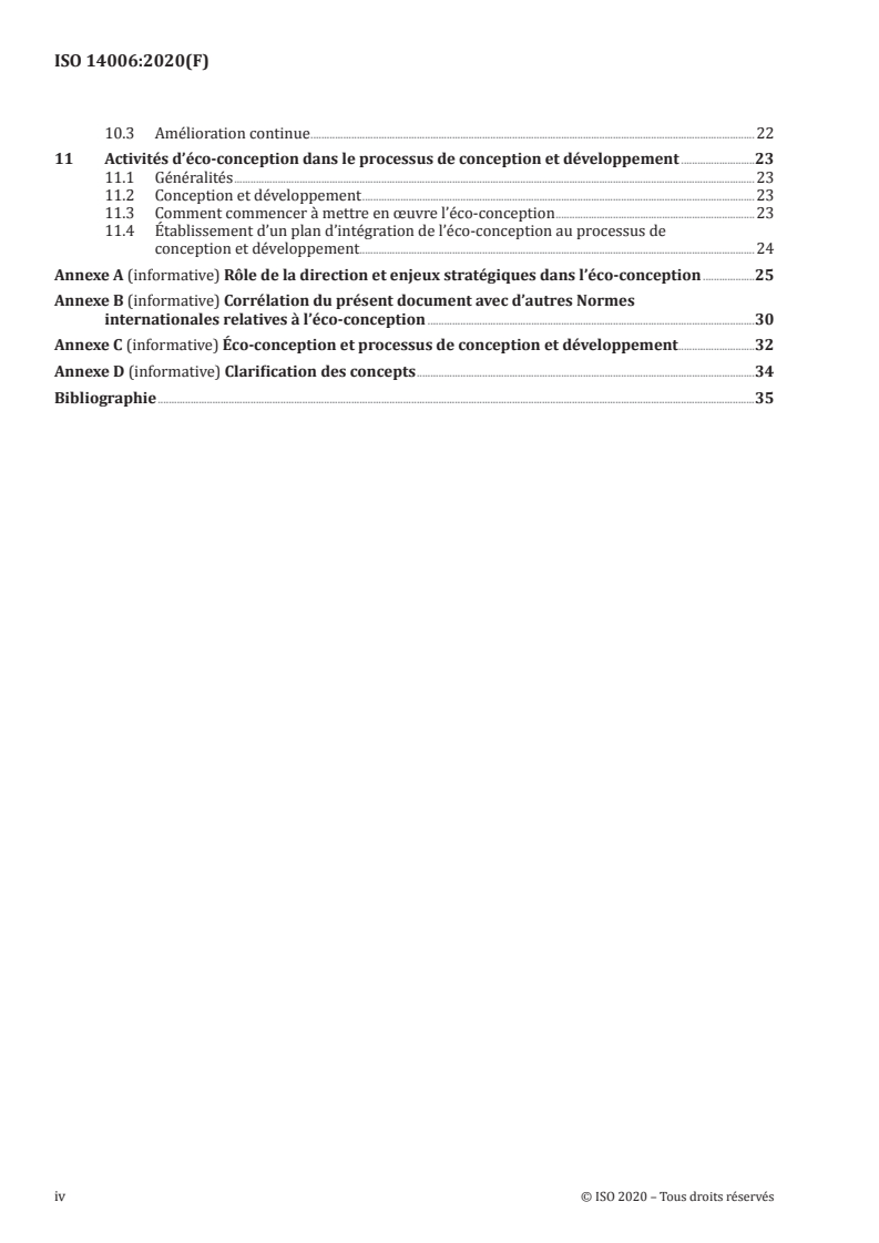 ISO 14006:2020 ISO 14006:2020 - Systèmes de management environnemental — Lignes directrices pour intégrer l'éco-conception/30/2020 - Page 4 preview