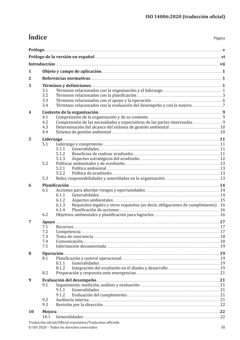 ISO 14006:2020 ISO 14006:2020 - Environmental management systems — Guidelines for incorporating ecodesign/30/2020 - Page 3 preview