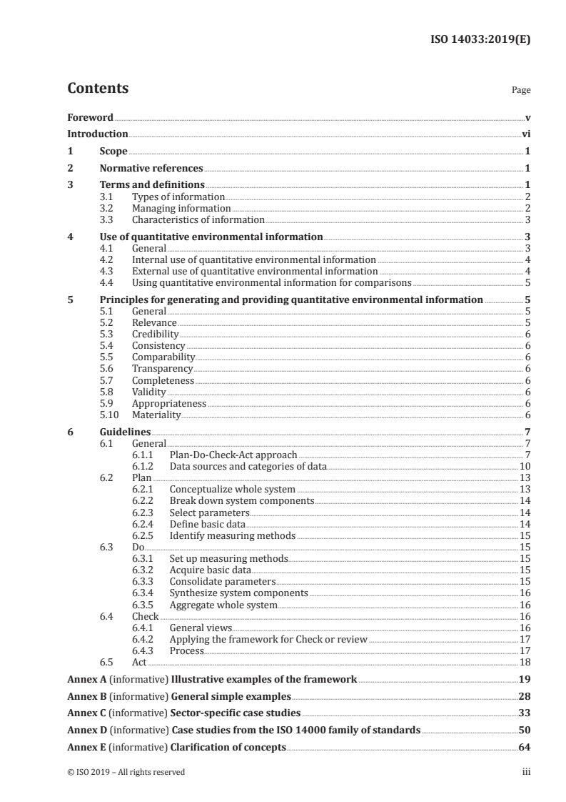 ISO 14033:2019 ISO 14033:2019 - Environmental management — Quantitative environmental information — Guidelines and examples/18/2019 - Page 3 preview