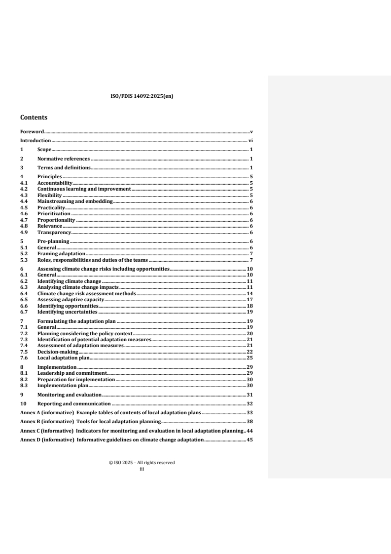 ISO 14092:2026 REDLINE ISO 14092:2026 - Climate change adaptation — Requirements and guidance on adaptation planning for local governments and communities
Released:10/29/2025 - Page 3 preview