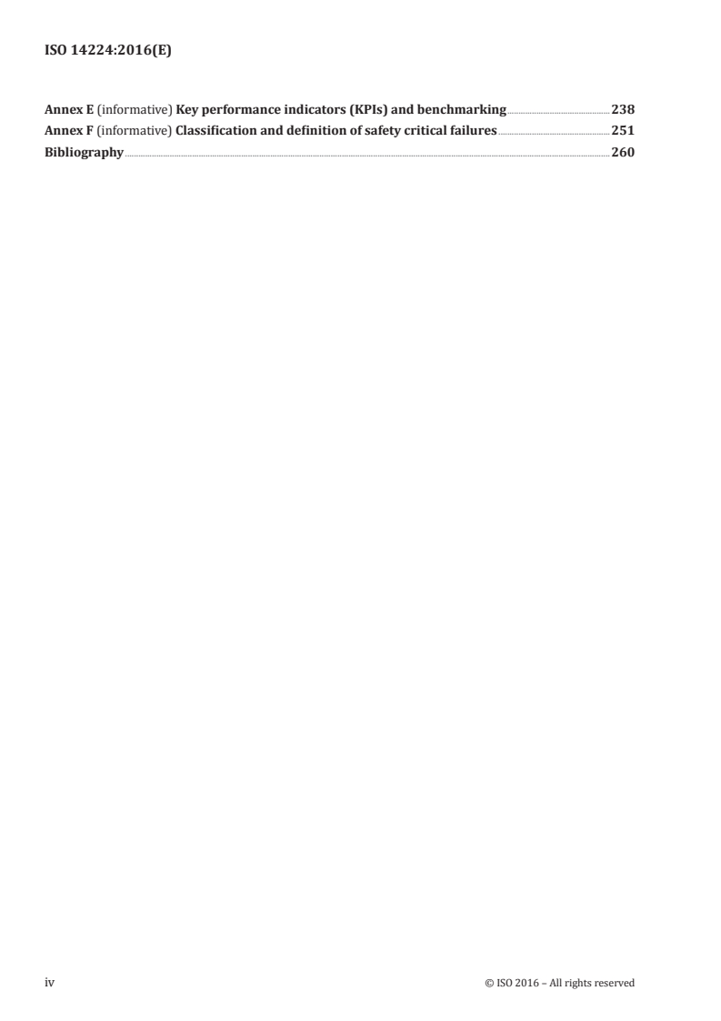 ISO 14224:2016 ISO 14224:2016 - Petroleum, petrochemical and natural gas industries — Collection and exchange of reliability and maintenance data for equipment/5/2016 - Page 4 preview