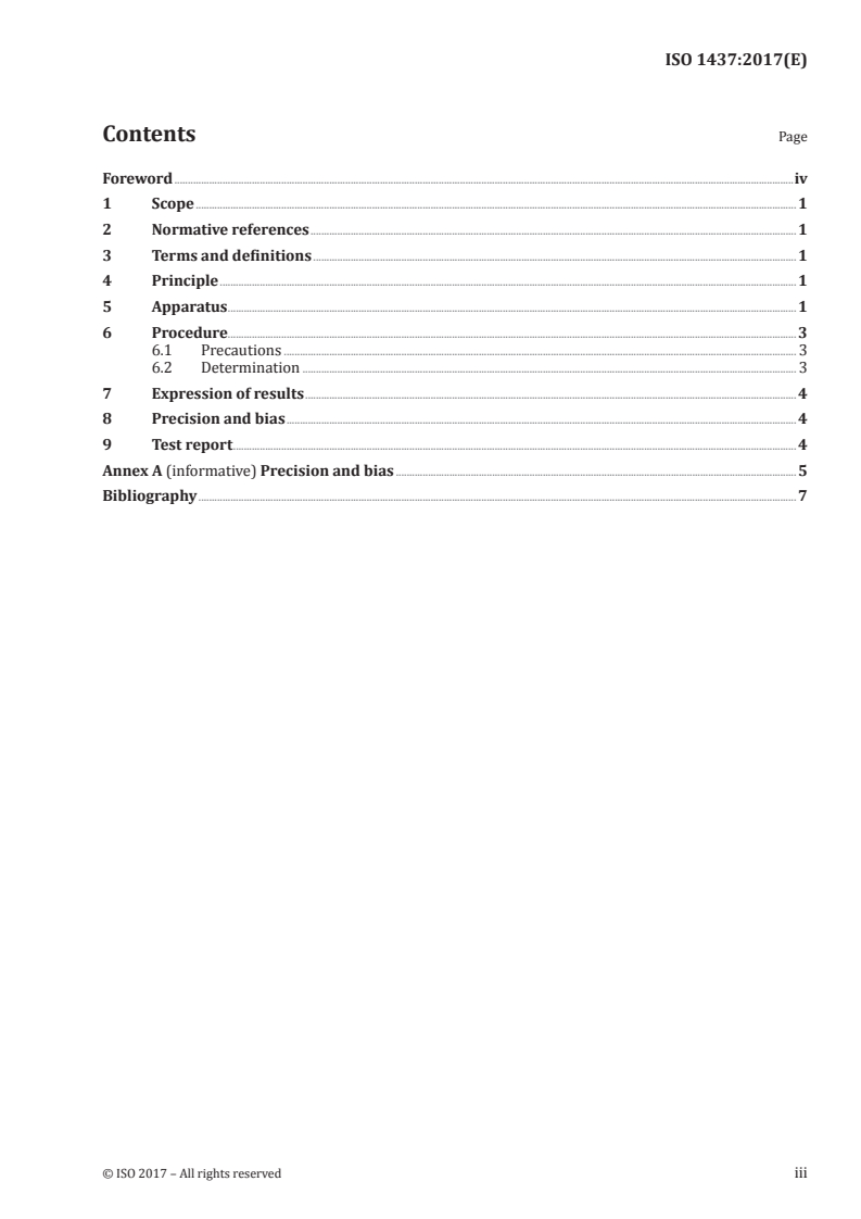 ISO 1437:2017 ISO 1437:2017 - Rubber compounding ingredients — Carbon black — Determination of sieve residue/6/2017 - Page 3 preview