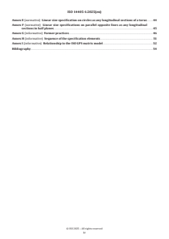 ISO 14405-1:2025 - Geometrical product specifications (GPS) — Dimensional tolerancing — Part 1: Linear sizes
Released:6. 08. 2025 - Page 4 preview