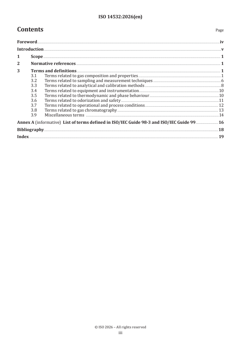 ISO 14532:2026 ISO 14532:2026 - Natural gas — Vocabulary - Page 3 preview