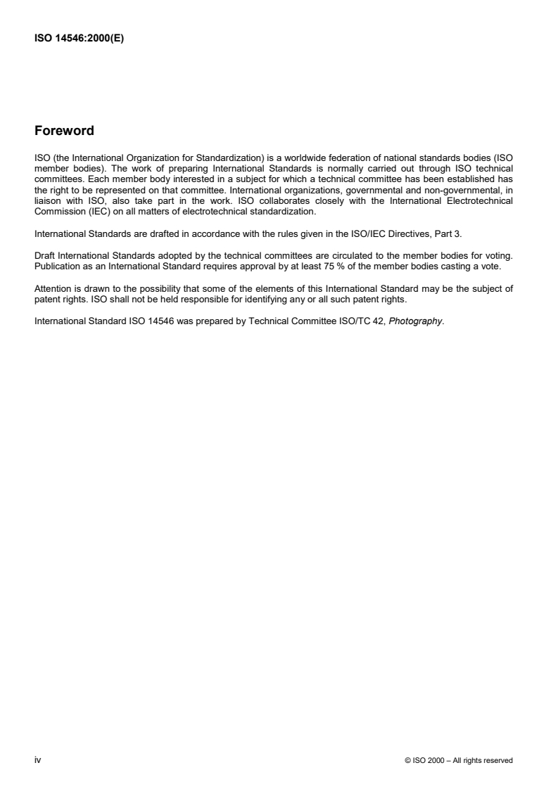 ISO 14546:2000 ISO 14546:2000 - Photography — Aerial films and spools — Dimensions/21/2000 - Page 4 preview