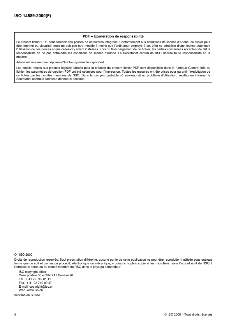 ISO 14589:2000 ISO 14589:2000 - Rivets aveugles — Essais mécaniques/21/2000 - Page 2 preview