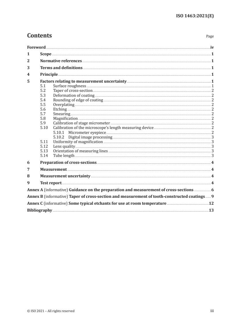 ISO 1463:2021 ISO 1463:2021 - Metallic and oxide coatings — Measurement of coating thickness — Microscopical method
Released:5/11/2021 - Page 3 preview