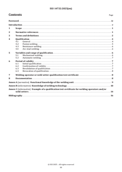 ISO 14732:2025 - Welding personnel — Qualification testing of welding operators and weld setters for mechanized and automatic welding of metallic materials
Released:12. 06. 2025 - Page 3 preview