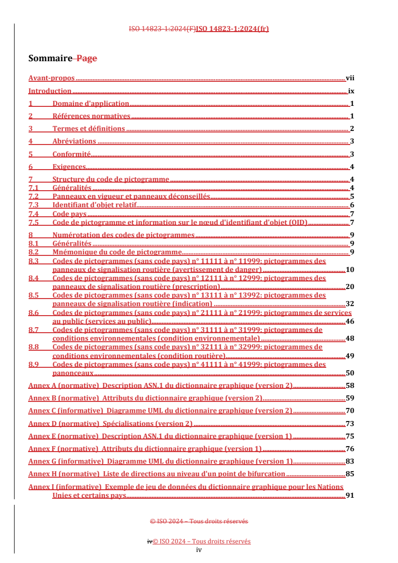 ISO 14823-1:2024 REDLINE ISO 14823-1:2024 - Systèmes de transport intelligents — Dictionnaire de données graphiques — Partie 1: Spécification
Released:6/13/2024 - Page 4 preview