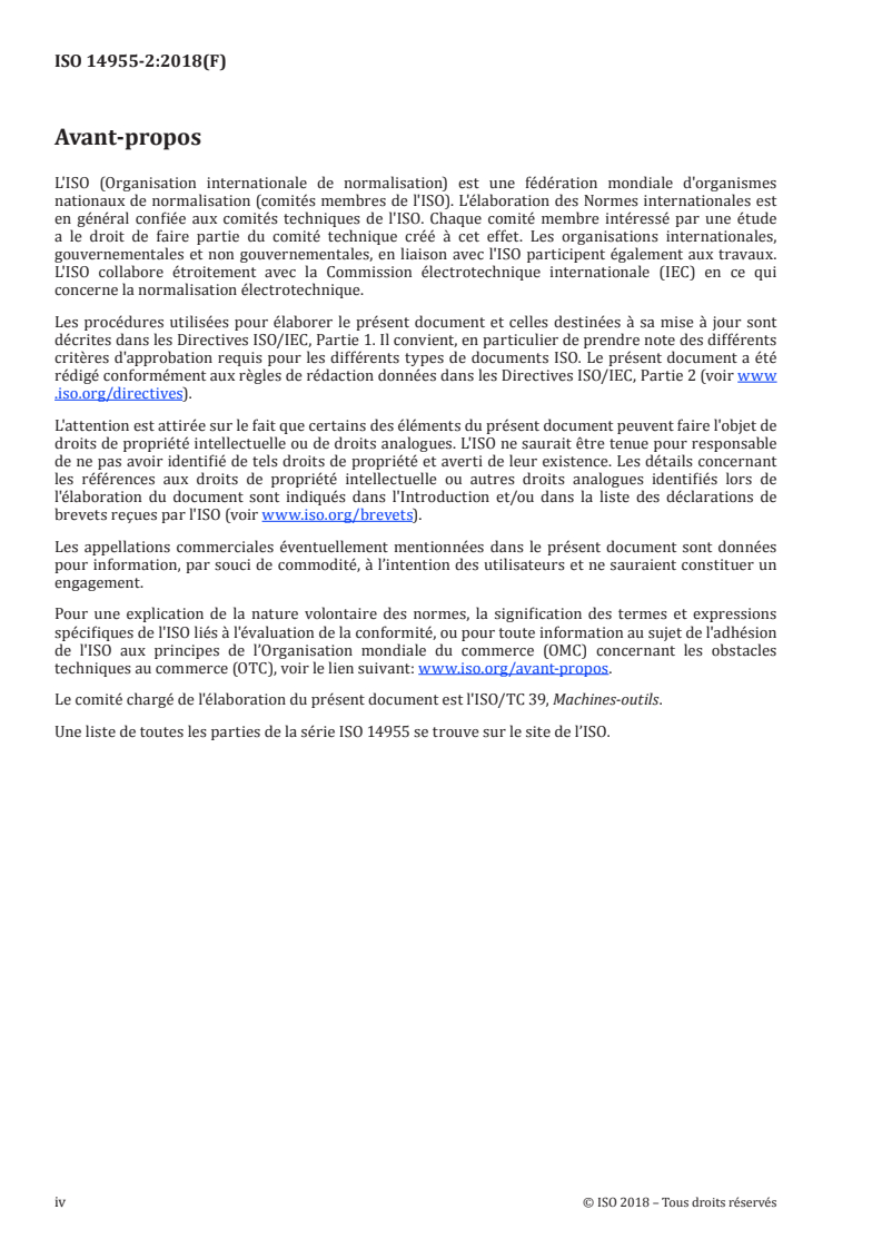 ISO 14955-2:2018 ISO 14955-2:2018 - Machines-outils — Évaluation environnementale des machines-outils — Partie 2: Méthode pour mesurer l'énergie apportée aux machines-outils et aux composants de machines-outils/8/2018 - Page 4 preview