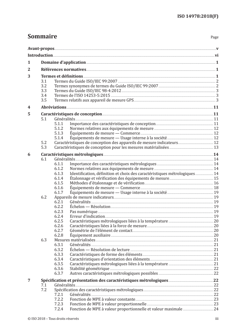 ISO 14978:2018 ISO 14978:2018 - Spécification géométrique des produits (GPS) — Concepts et exigences généraux pour les équipements de mesure GPS/28/2018 - Page 3 preview