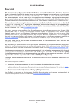 ISO 15192:2025 - Soil and waste — Determination of chromium(VI) in solid material by alkaline digestion and ion chromatography with spectrophotometric detection
Released:8. 09. 2025 - Page 4 preview